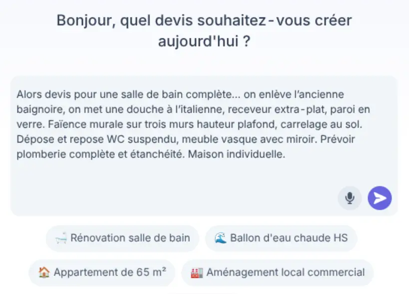 Logiciel de devis en ligne