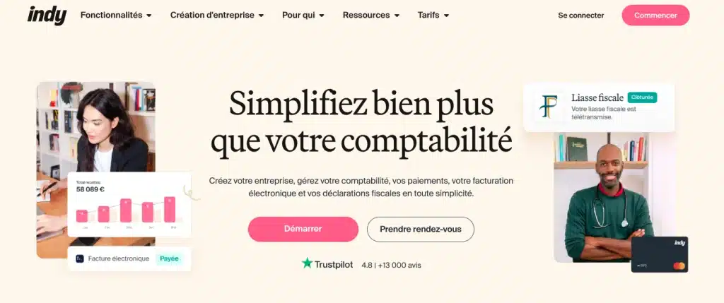 Capture d'écran indy